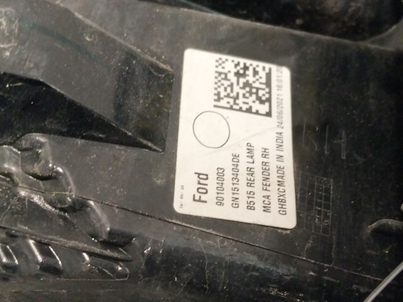 Recambio de piloto trasero derecho para ford ecosport 1.0 ecoboost referencia OEM IAM 2167287  