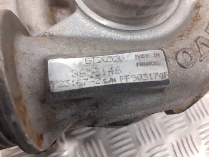 Recambio de turbocompresor para volvo s60 berlina 2.4 diesel cat referencia OEM IAM 7231672 8653146 GT2052V