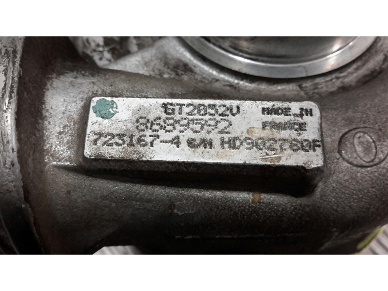 Recambio de turbocompresor para volvo xc90 2.4 diesel cat referencia OEM IAM 7231674 GT2052V 8689592