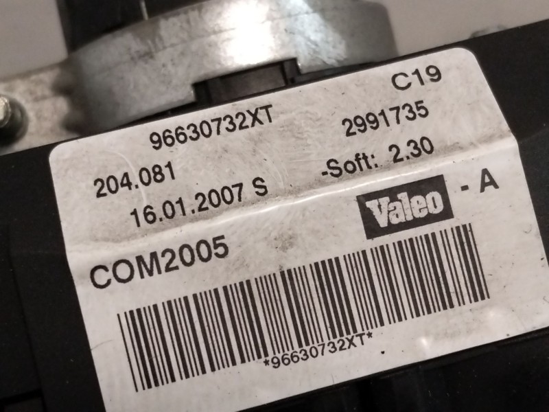 Recambio de mando multifuncion para peugeot 207/207+ (wa_, wc_) 1.6 hdi referencia OEM IAM 96630732XT  