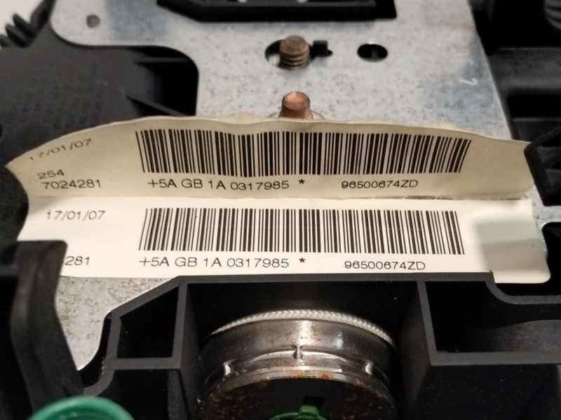 Recambio de airbag delantero izquierdo para peugeot 207/207+ (wa_, wc_) 1.6 hdi referencia OEM IAM 96500674ZD  