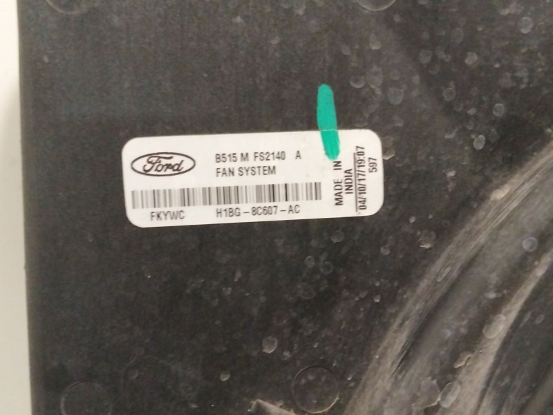Recambio de electroventilador para ford ecosport 1.0 ecoboost referencia OEM IAM H1BG8C607AC  