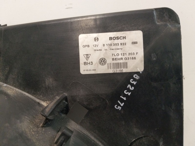 Recambio de electroventilador para volkswagen touareg (7la, 7l6, 7l7) 4.2 v8 fsi referencia OEM IAM 7LO121203F  