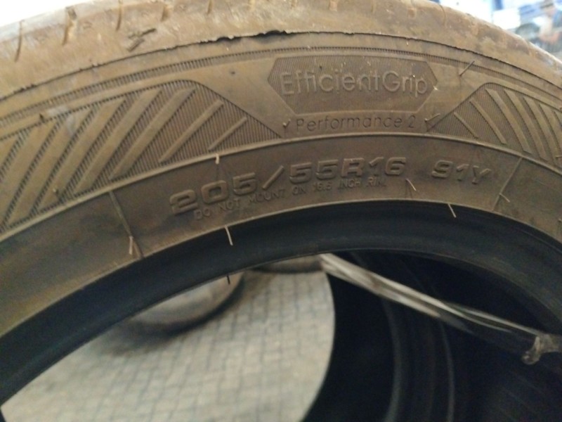 Recambio de neumatico pareja para neumatico neumatico ocasion referencia OEM IAM 205/55/16 91Y GOODYEAR 