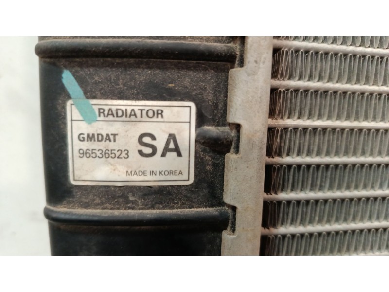 Recambio de radiador agua para daewoo kalos (klas) 1.2 referencia OEM IAM 96536523  