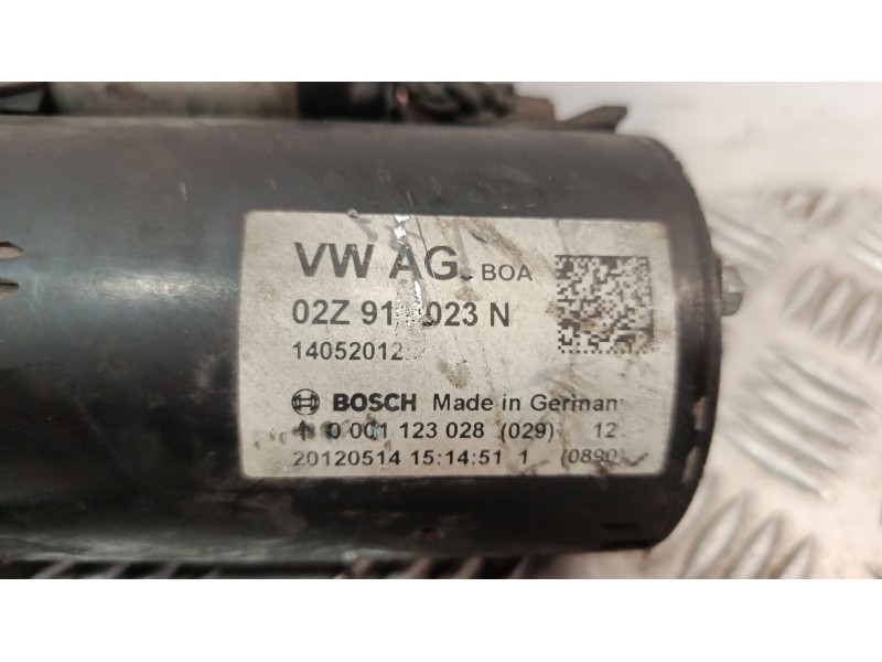 Recambio de motor arranque para seat ibiza iv (6j5, 6p1) 1.6 tdi referencia OEM IAM 02Z911023N  