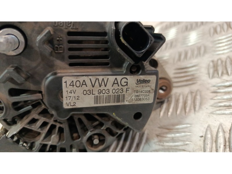 Recambio de alternador para seat ibiza iv (6j5, 6p1) 1.6 tdi referencia OEM IAM 038903018PX 06F903023FX 