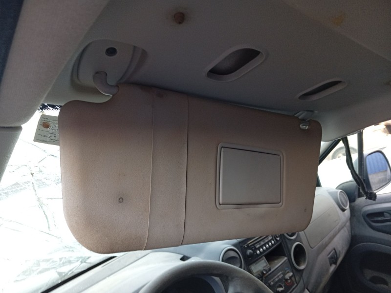 Recambio de parasol izquierdo para peugeot partner furgoneta/monovolumen 1.6 hdi 16v 4x4 referencia OEM IAM 8143YC  