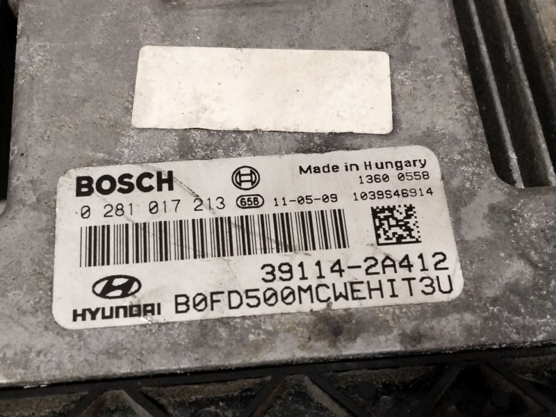 Recambio de centralita motor uce para hyundai i30 (fd) 1.6 crdi referencia OEM IAM 391142A412 0281017213 