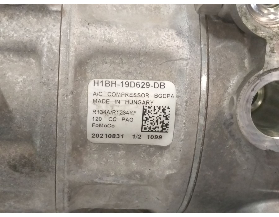 Recambio de compresor aire acondicionado para ford ecosport 1.0 ecoboost referencia OEM IAM 2491047 H1BH19D629DB 