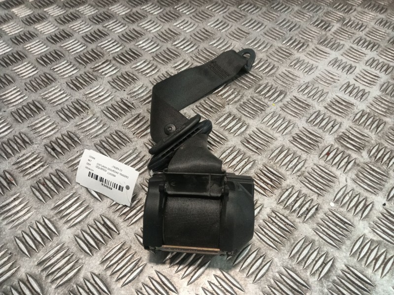 Recambio de cinturon seguridad trasero izquierdo para citroën c3 1.4 hdi referencia OEM IAM 1143594  