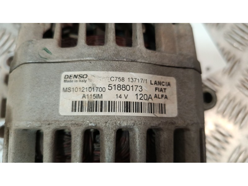 Recambio de alternador para fiat panda (312_, 319_) 1.3 d multijet 4x4 (312pxu1a) referencia OEM IAM MS1012101700  
