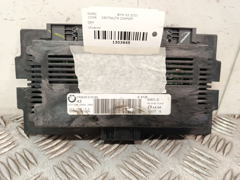 Recambio de centralita confort para bmw x5 (e70) xdrive 30 d referencia OEM IAM   