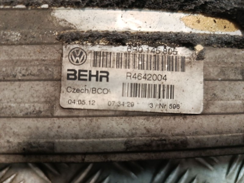 Recambio de intercooler para seat ibiza iv (6j5, 6p1) 1.6 tdi referencia OEM IAM 6R0145805  