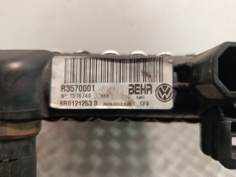 Recambio de radiador agua para seat ibiza iv (6j5, 6p1) 1.6 tdi referencia OEM IAM 6R0121253A  
