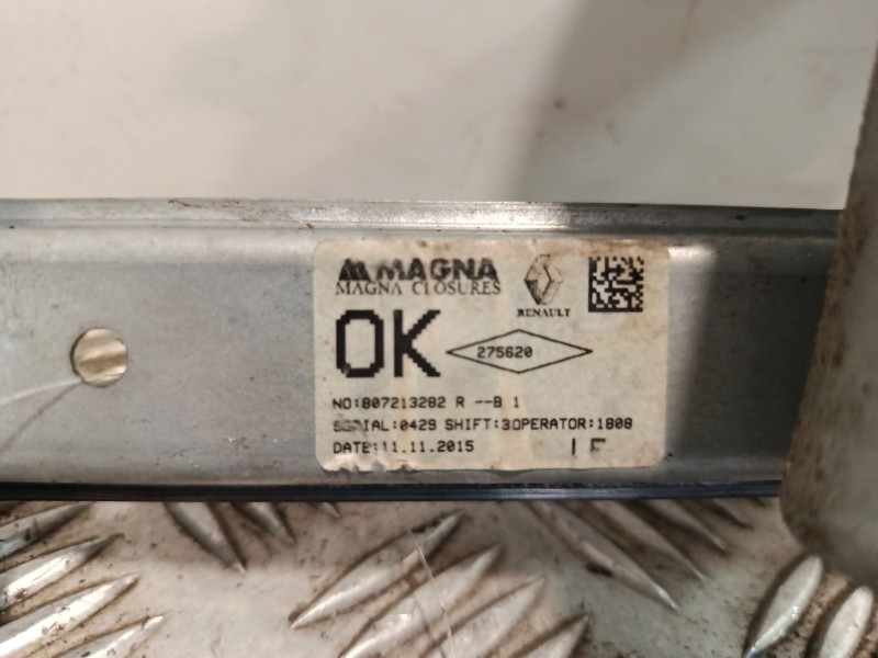 Recambio de elevalunas delantero izquierdo para dacia logan ii tce 90 referencia OEM IAM 807213282R  