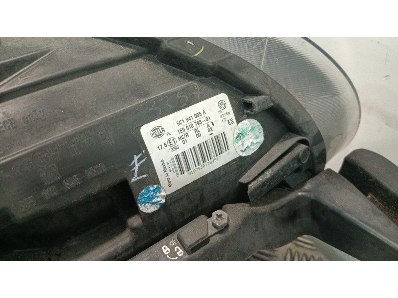 Recambio de faro izquierdo para volkswagen new beetle ii fase 2 descapotbale (ae cabr) 1.2 referencia OEM IAM 5C1941005A  