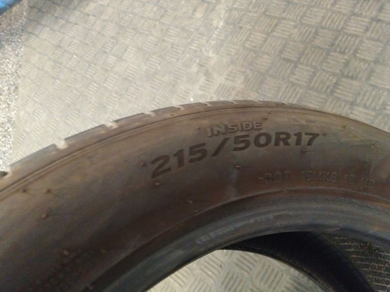 Recambio de neumatico ocasión para neumatico neumatico ocasion referencia OEM IAM 215/50/R17 95W HANKOOK 