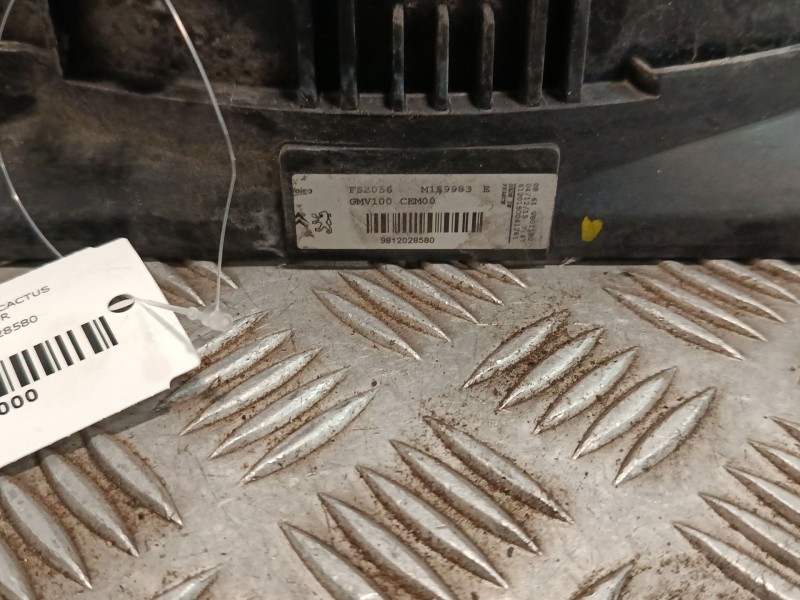 Recambio de electroventilador para citroën c4 cactus 1.2 vti 82 referencia OEM IAM 9812028580  