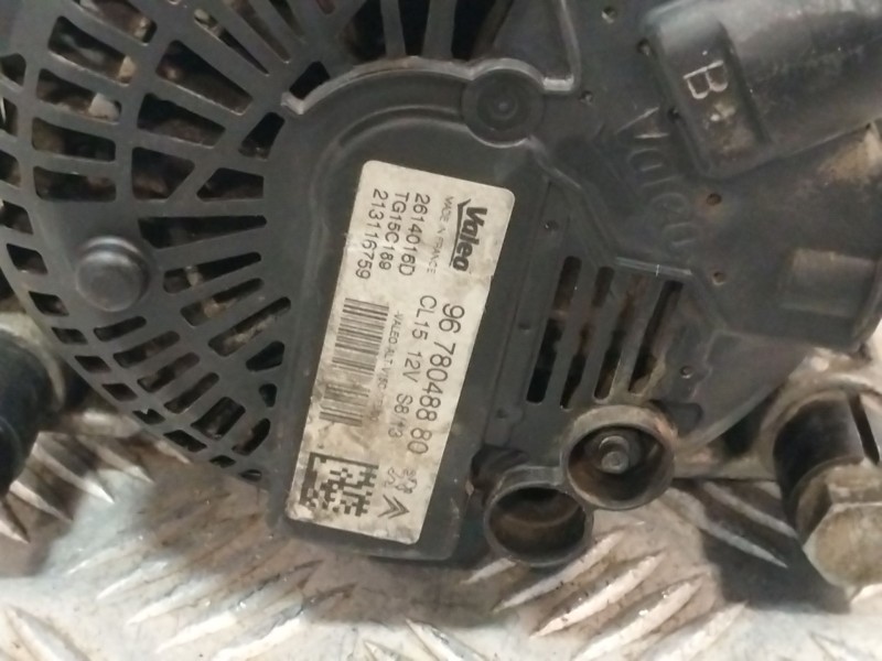 Recambio de alternador para peugeot partner furgoneta/monovolumen 1.6 hdi 16v 4x4 referencia OEM IAM 9678048880 5702J9 