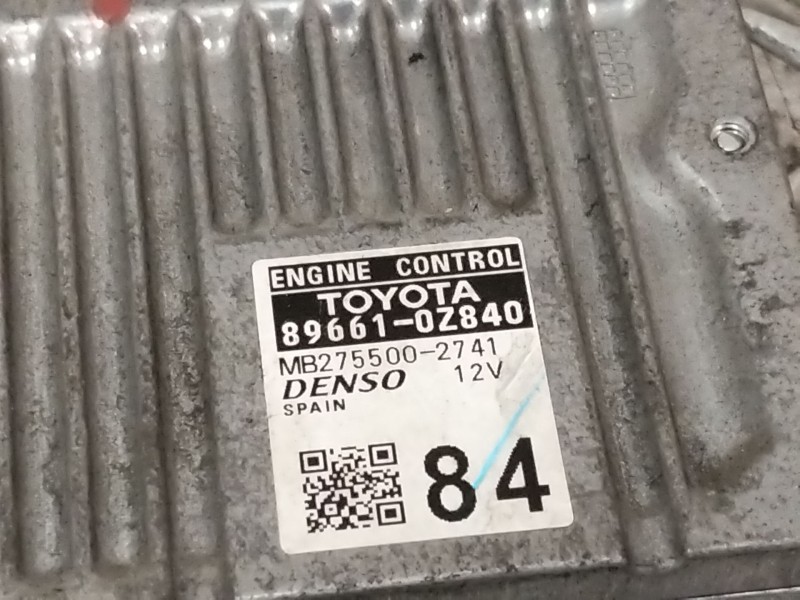 Recambio de centralita motor uce para toyota auris (_e18_) 1.6 (zre181_, zre185_) referencia OEM IAM 896610Z840  