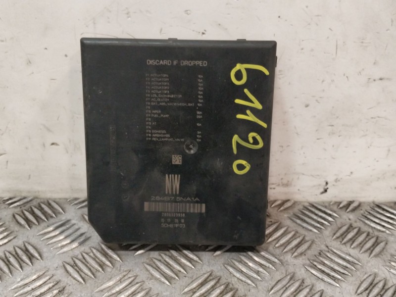 Recambio de caja reles / fusibles para nissan qashqai ii (j11, j11_) 1.2 dig-t referencia OEM IAM 284B75NA1A  