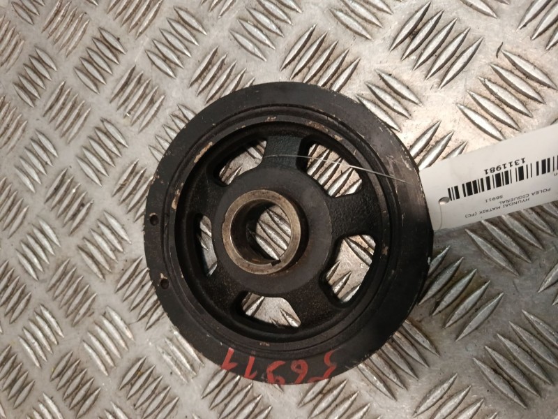 Recambio de polea cigueñal para hyundai matrix (fc) 1.5 crdi cat referencia OEM IAM 56911  