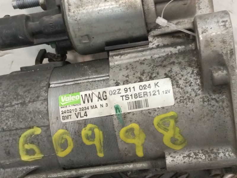 Recambio de motor arranque para seat ibiza iv (6j5, 6p1) 1.6 tdi referencia OEM IAM 02Z911024K  