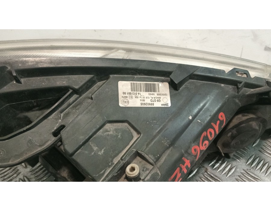 Recambio de faro izquierdo para peugeot expert furgoneta (vf3a_, vf3u_, vf3x_) 2.0 hdi 120 referencia OEM IAM 1401368180  