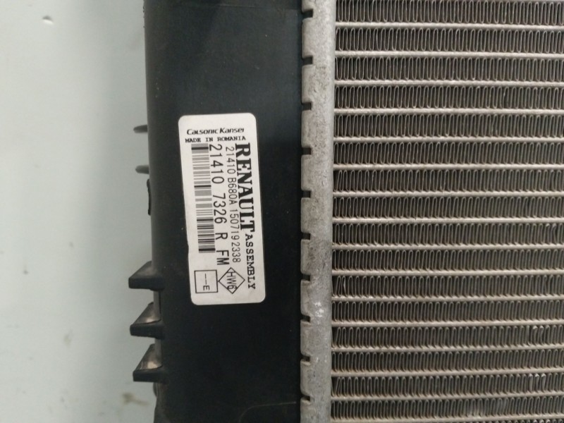 Recambio de radiador agua para renault clio iv (bh_) 0.9 tce 90 referencia OEM IAM 214107326R  