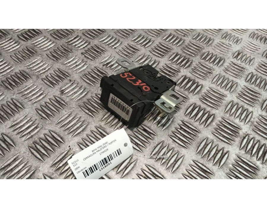 Recambio de cerradura maletero / porton para bmw mini (r56) 1.6 16v diesel cat referencia OEM IAM 2754528  