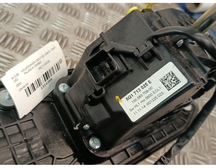Recambio de palanca cambio para volkswagen golf vii (gaca, fd6f) 1.4 tsi gte hybrido referencia OEM IAM 5Q1713025E  