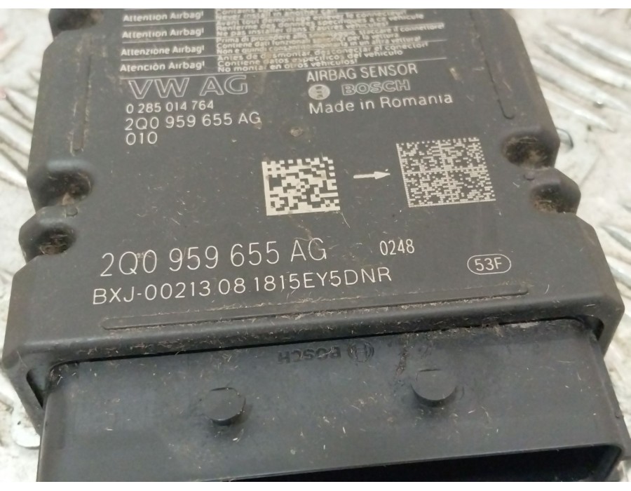 Recambio de centralita airbag para volkswagen polo vi (aw1, bz1, ae1, bz3) 1.0 tsi referencia OEM IAM 2Q0959655  
