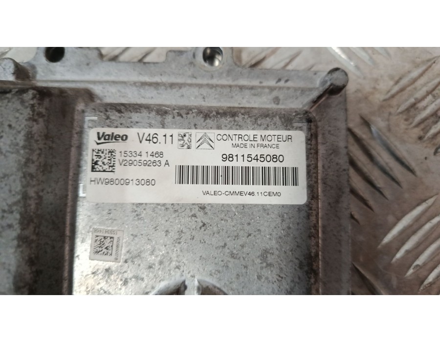 Recambio de centralita motor uce para citroën c4 cactus 1.2 vti 82 referencia OEM IAM 9811545080  