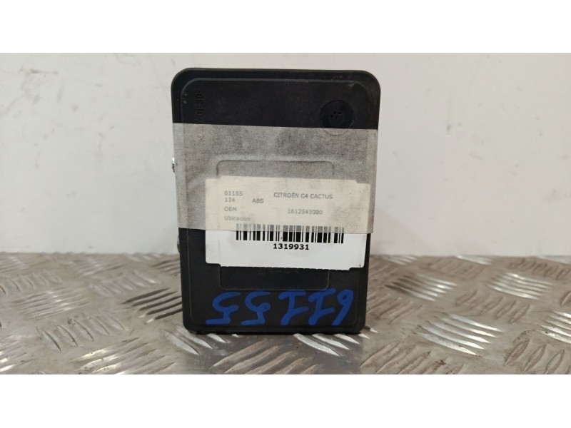 Recambio de abs para citroën c4 cactus 1.2 vti 82 referencia OEM IAM 1612543080  