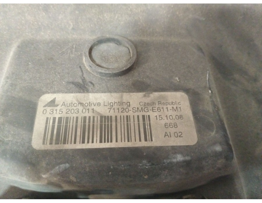 Recambio de rejilla delantera para honda civic viii hatchback (fn, fk) 2.2 ctdi (fk3) referencia OEM IAM 031520301  