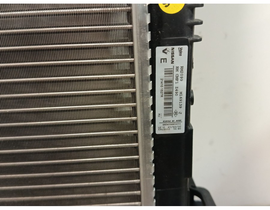 Recambio de radiador agua para nissan qashqai ii (j11, j11_) 1.2 dig-t referencia OEM IAM 214101527R  