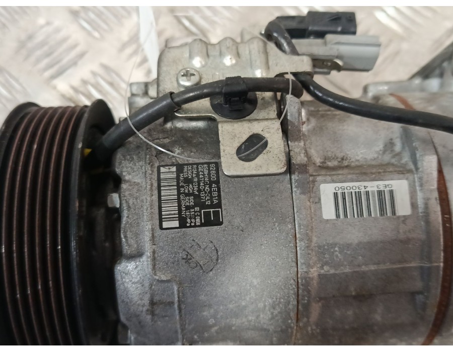 Recambio de compresor aire acondicionado para nissan qashqai ii (j11, j11_) 1.7 dci referencia OEM IAM 926004EB1A  
