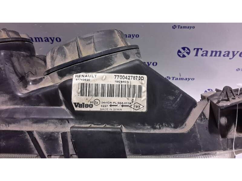 Recambio de faro derecho para renault megane i coupe fase 2 (da..) 1.6 16v referencia OEM IAM   