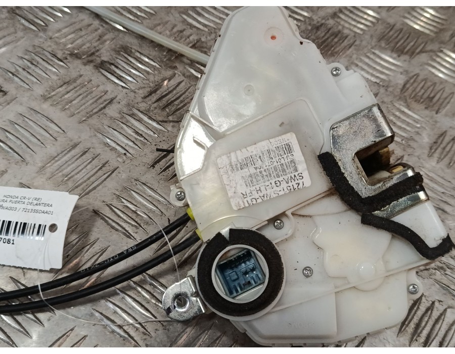 Recambio de cerradura puerta delantera izquierda para honda cr-v (re) 2.2 ctdi referencia OEM IAM 72150SWAG03 / 72135SDAA01  