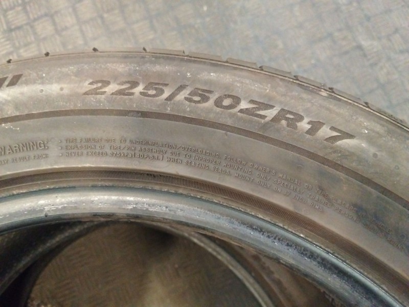 Recambio de neumatico pareja para neumatico neumatico ocasion referencia OEM IAM 225/50/R17 98Y NEXEN 