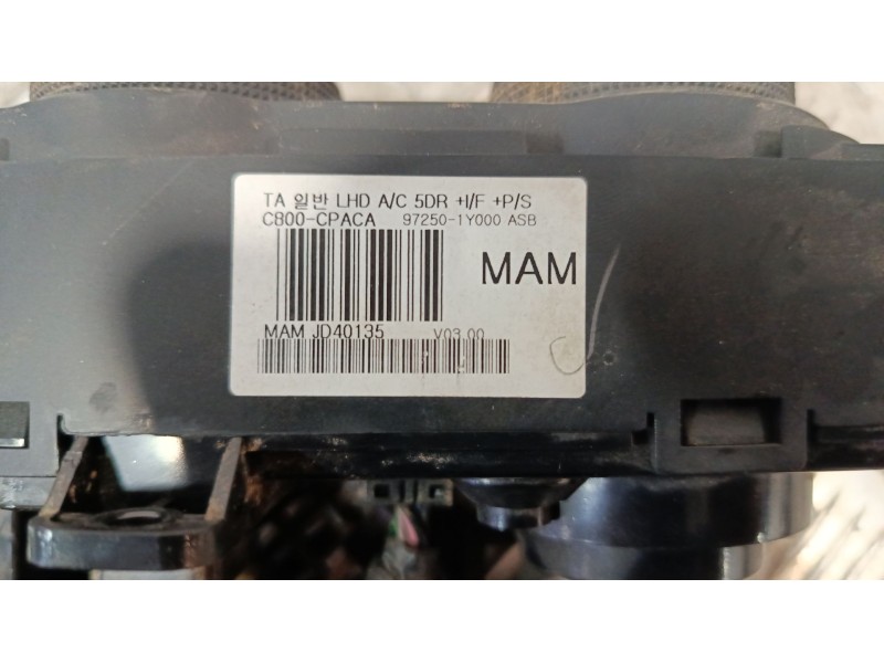 Recambio de mando climatizador para kia picanto 1.0 cat referencia OEM IAM 972501Y000  