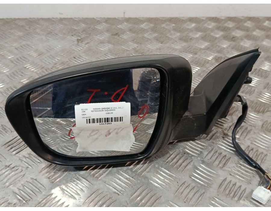 Recambio de retrovisor izquierdo para nissan qashqai ii (j11, j11_) 1.2 dig-t referencia OEM IAM 038139  