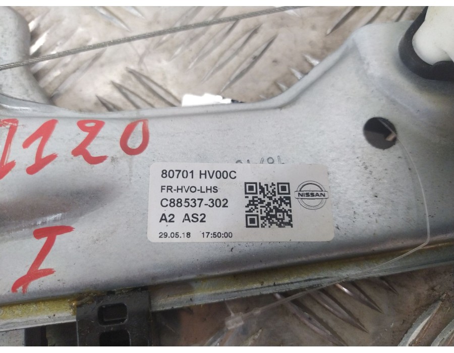 Recambio de elevalunas delantero izquierdo para nissan qashqai ii (j11, j11_) 1.2 dig-t referencia OEM IAM 80701HV00C  