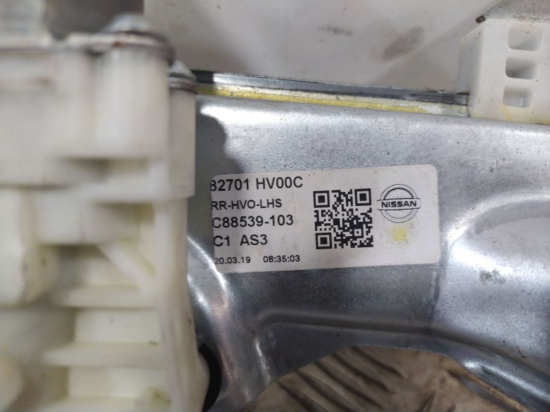 Recambio de elevalunas trasero izquierdo para nissan qashqai ii (j11, j11_) 1.7 dci referencia OEM IAM 82701HV00C  