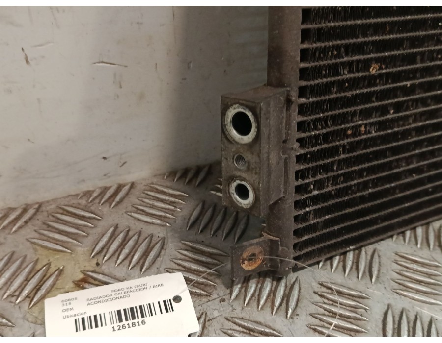 Recambio de condensador / radiador aire acondicionado para ford ka (ru8) 1.2 referencia OEM IAM 5A0370000  