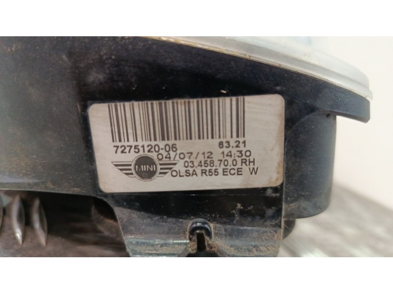 Recambio de piloto trasero derecho para mini mini clubman (r55) cooper d referencia OEM IAM 7255916  