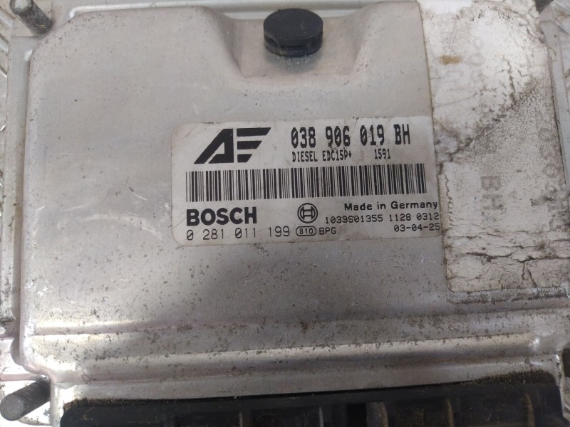 Recambio de centralita motor uce para seat alhambra (7v8, 7v9) 1.9 tdi referencia OEM IAM 038906019BH  