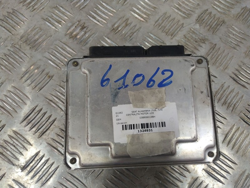Recambio de centralita motor uce para seat alhambra (7v8, 7v9) 1.9 tdi referencia OEM IAM 038906019BH  