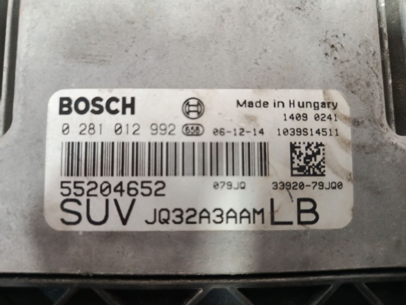Recambio de centralita motor uce para fiat sedici (189_) 1.9 d multijet 4x4 referencia OEM IAM 281012992  